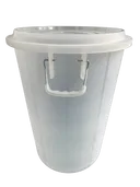 Thumbnail 1 of Water bucket with clear 20 gallons (66 liters) 46.5x46.5x64.5 cm Pail-007