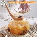 Thumbnail 3 of PINJU หม้อแก้วพร้อมฝา (S ขนาด 14 cm.) หม้อแก้ว หม้อตุ๋น หม้อสองหู ทนความร้อนสูง พร้อมหูจับสองข้าง