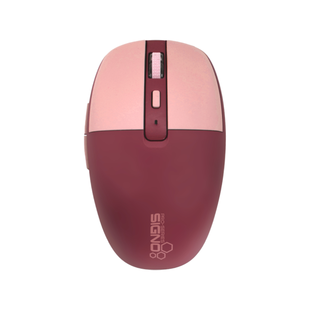 SIGNO Wireless Bluetooth Mouse Model BM-193 Pink