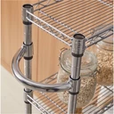 Thumbnail 4 of MZG 6 Tier Adjustable Wire Shelving Unit-Chrome