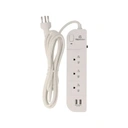 Thumbnail 3 of เทคโปร ปลั๊กไฟ 3 Way 1 switch 2xUSB 2.1A 3M. PLG02