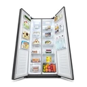 Thumbnail 3 of HISENSE 2 DOORS REFRIGERATOR SBS 15.6 Q/441 L RS559N4TBN BLACK