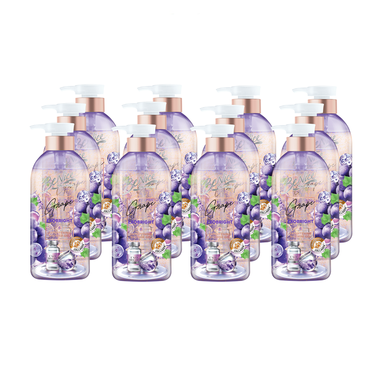 [Case] BeNice Exo Bright Shower gel 450ml. X12,  violet