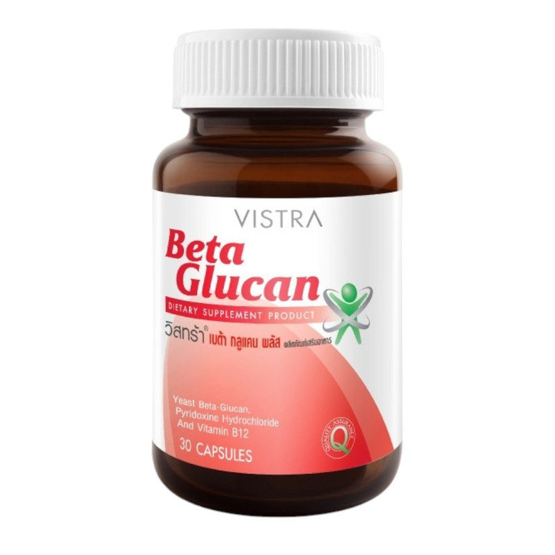 VISTRA Dietary Supplement Beta Glucan Plus 23.4 g 30 Capsules