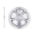 Thumbnail 3 of Empress World ถาดหลุมสแตนเลสกลม 5 ช่อง ขนาด 28 ซม. ไม่มีฝาปิด x 6