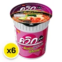 Thumbnail 2 of ควิก บะหมี่กึ่งสำเร็จรูป ถ้วย รสต้มยำพริกเผา 60 ก. x 6