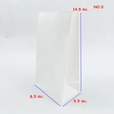 Thumbnail 1 of SCP ซองขนม ถุงกระดาษขยายก้น เบอร์ 0 ขาว x 200 ใบ