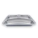 Thumbnail 4 of Empress World ถาดหลุมสแตนเลส 3 ช่อง รุ่น A ฝาปิดพลาสติก x 12