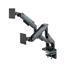 Thumbnail 4 of ERGONOZ Dual Monitor Arm Hyperion Twin Heavy Duty RGB (EGN-HPR-D-DG-RGB)
