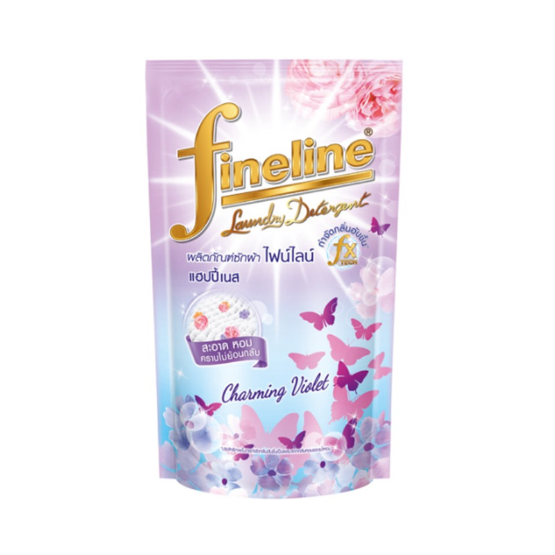 Fineline Liquid Detergent Happiness Charming Violet 400 ML. Violet