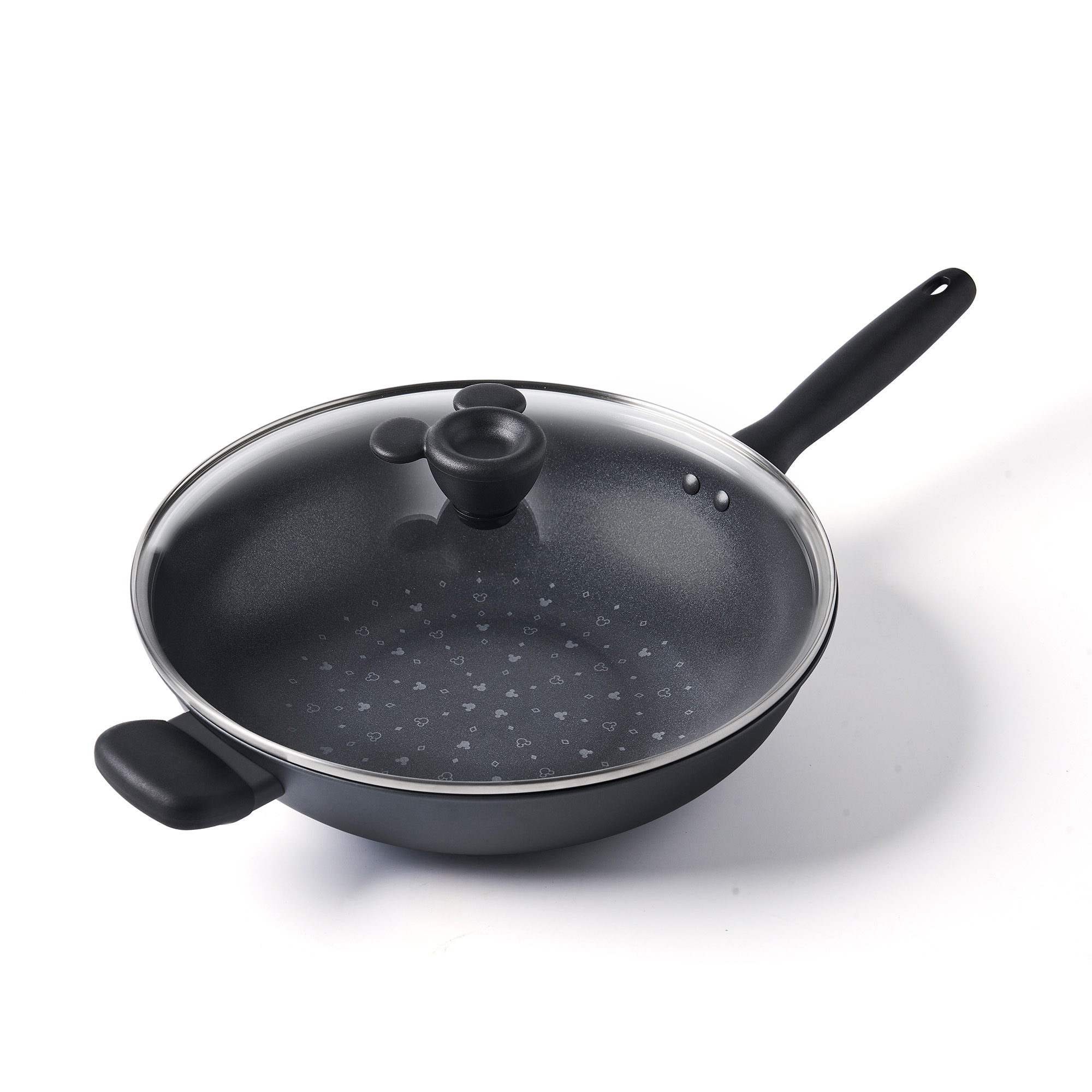 MEYER Stirfry Pan with Glass Lid Mickey Mouse 30 cm