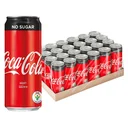 Thumbnail 1 of COKE Soft Drink Can No Sugar 325 ml x 24