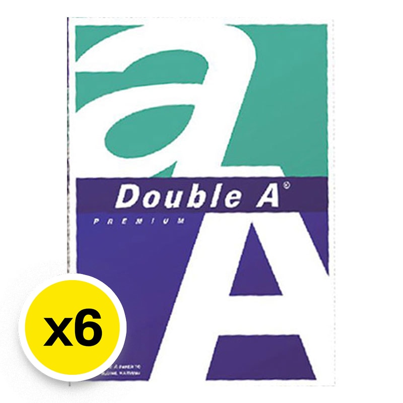 DOUBLE A Copy Paper A4 80 gsm x 6 Makro PRO