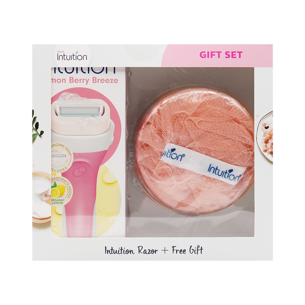 Schick Razor Intuition Lemon Berry Breeze Exclusive Pack