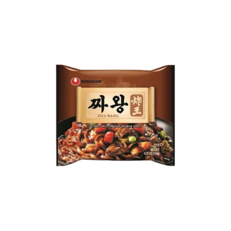 [ซองเดียว] Nongshim ZHA WANG จา วัง (บะหมี่กึ่งสําเร็จรูปรสซอสถั่วดํา)