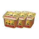 Thumbnail 1 of MARUKOME Kyokaiseki Miso with Dashi Stock - Matured Shinshu Red Miso, Bonito Powder, Tuna Powder and Kelp Extract (Made in Japan) 650g x 3 packs