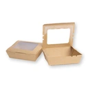 Thumbnail 3 of เอโร่ กล่องอาหารกระดาษ หน้าต่างใส 750 มล. x 25