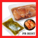 Thumbnail 1 of PB BEST แซลมอนดองซีอิ๊วเกาหลี น้ำจิ้มซีฟู๊ดส์ 300 กรัม