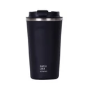 Thumbnail 1 of SUPER LOCK Tumbler Stainless Steel KeepsTemperature for 12 Hours Hot & Cold Suitable for Car Model S141 500 ml black