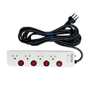 Thumbnail 4 of DATA Plug 4 Way 4 Switch 5 m TIS HM4496M5W White