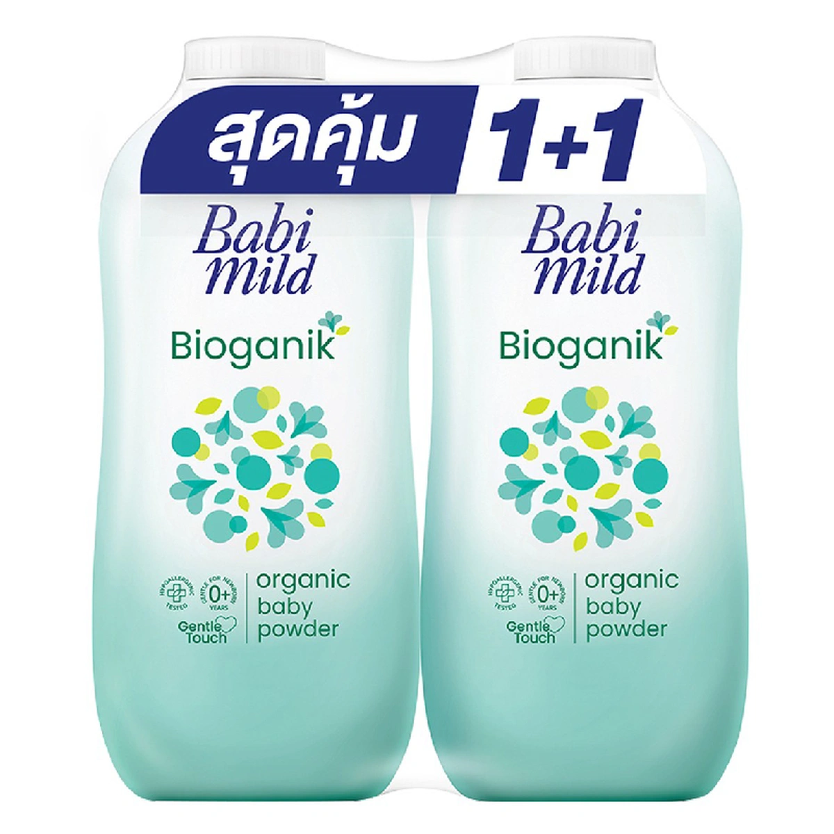 BABI MILD Talcum Ultra Mild Pure Natural 350 g x 2