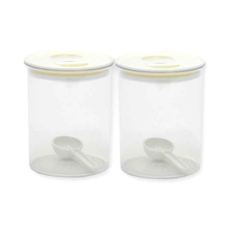 PIONEER Plastic Bottle+Spoon Size S 2 pcs