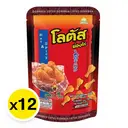 Thumbnail 2 of โลตัส ขนมน่องไก่ รสแซ่บซี้ด 15 ก. x 12