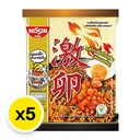 Thumbnail 2 of NISSIN Instant Noodles Korea Hot Chili Chicken Salted Egg 60 g x 5