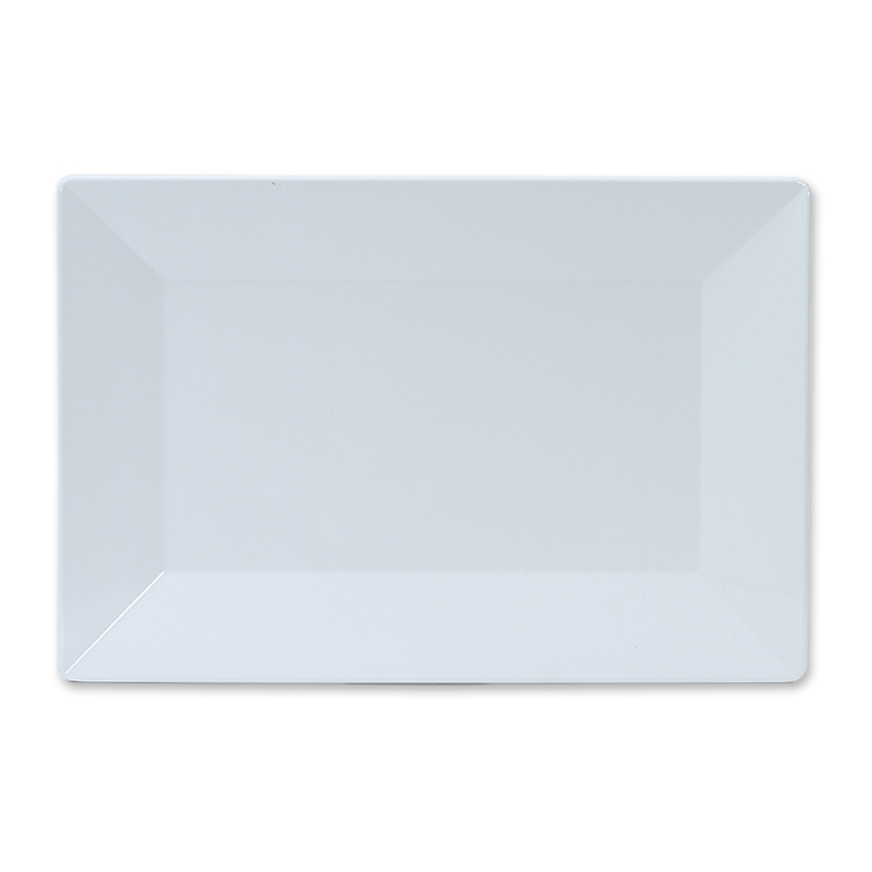 ARO Melamine Square Plate 13" White