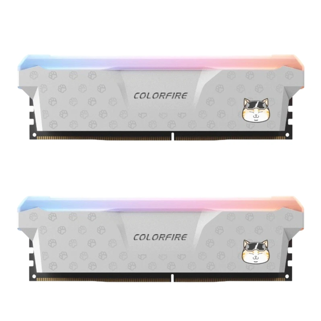 COLORFUL Ram PC COLORFIRE MEOW DDR5 32GB 2x16GB 6000MHz Orange | Makro PRO