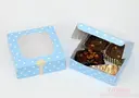 Thumbnail 3 of Boxjourney กล่องชิฟฟ่อนสีฟ้าพื้นจุดขาวใหญ่ (20 ใบ/แพค)