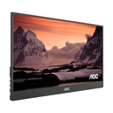 Thumbnail 1 of AOC PORTABLE MONITOR 15.6'' 16T10/67 (IPS, USB-C, Mini HDMI) 60Hz - A0164689
