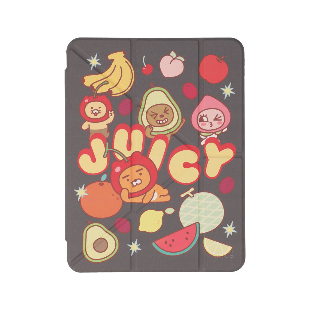 QPLUS x KAKAO Friends เคส iPad Air 11 M3 2025 iPad Air 11 M2 Y Model Juicy Friends Grey