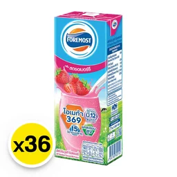 Thumbnail 2 of โฟร์โมสต์ นมยูเอชที รสสตรอเบอร์รี่ 225 มล. x 36