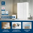 Thumbnail 3 of ซุปเปอร์ ล็อค ตู้เสื้อผ้าบานแม่เหล็ก ประกอบง่าย 15 ช่อง พร้อมที่แขวน รุ่น 5697