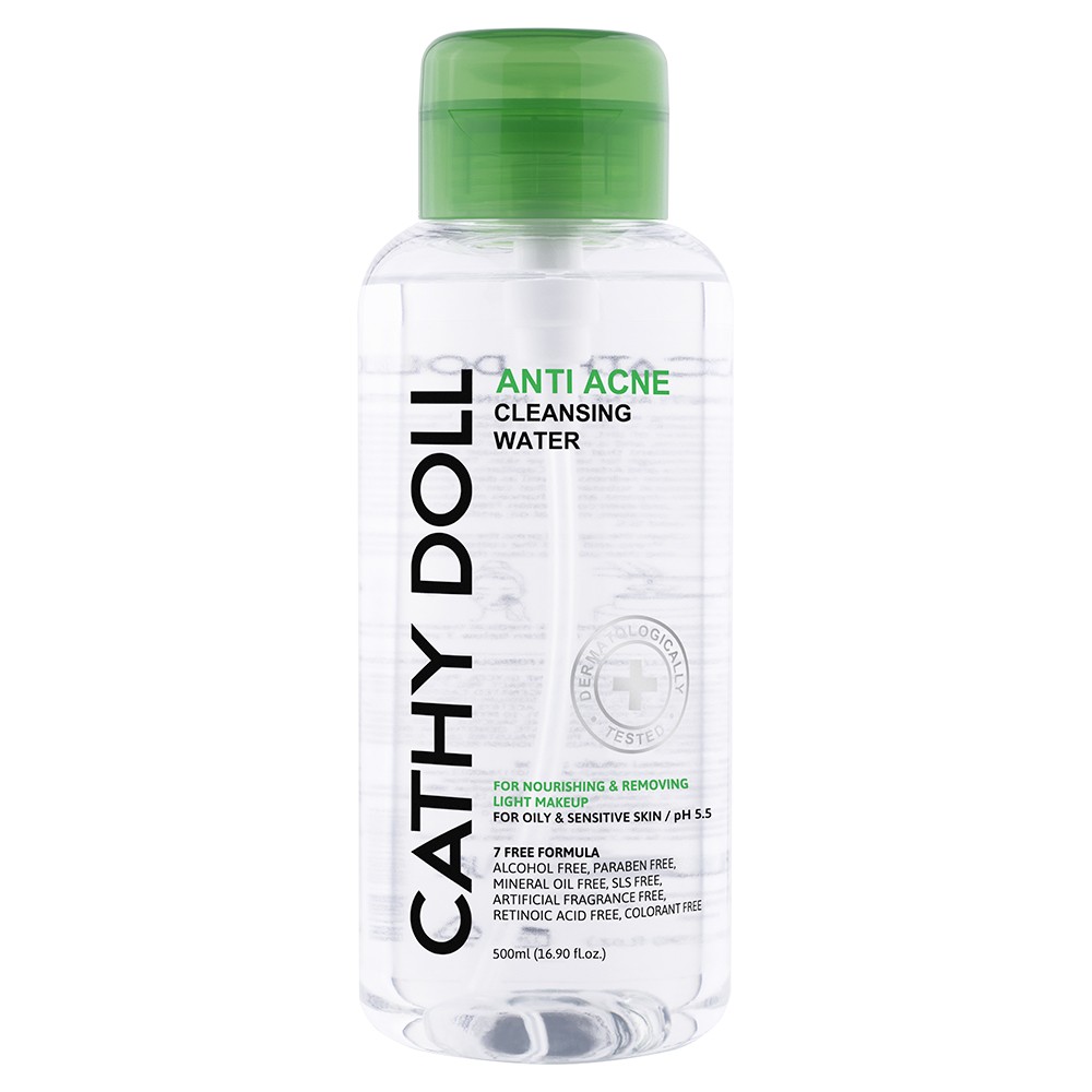 Cathy Doll Anti Acne Cleansing Water 500ml