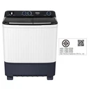 Thumbnail 5 of Haier เครื่องซักผ้า 2 ถัง ความจุ 7.5 KG รุ่น HTW70-1217BS สีขาว