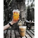 Thumbnail 2 of ลิงกล่องแก้ว ฝาปาก 98 ฝาโดม โดม98 D98 ฝาแก้วพลาสติก PET ฝาปิดแก้วพลาสติก [500 ใบ]