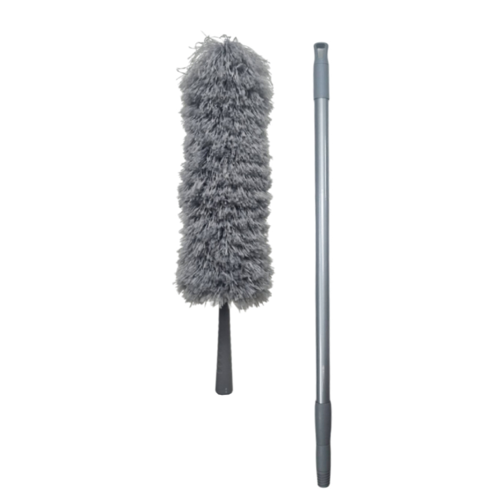 Poly-Brite โพลี-ไบรท์ ไม้ปัดฝุ่น รุ่น Extra long ผ้าไมโครไฟเบอร์ ด้ามยืดหด ยาวสูงสุด 163 ซม.