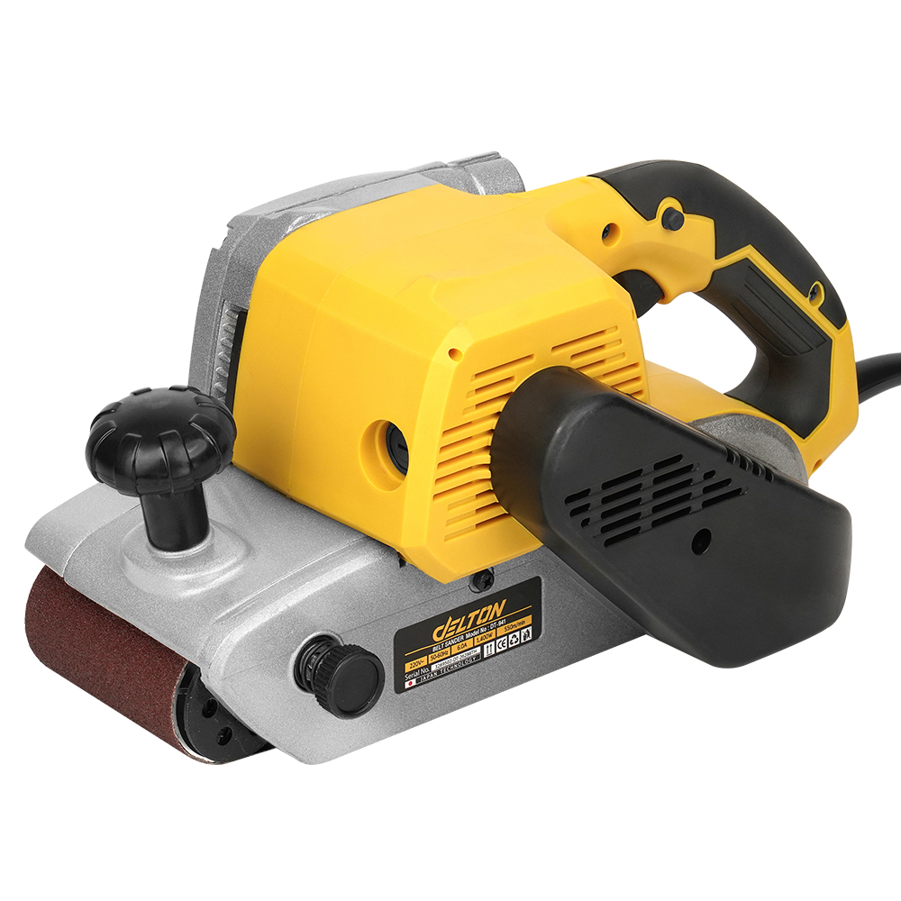 DELTON เครื่องขัดกระดาษทราย สายพาน (รุ่นรถถัง) Belt Sander 100มม. 4 นิ้ว 1,400W รุ่น DT-941 ฟรี! กระดาษทรายขนาด 100 มม.