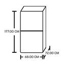 Thumbnail 3 of ฮิตาชิ ตู้เย็น 2 ประตู 14.4 คิว รุ่น RVGX400PF1B