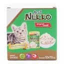 Thumbnail 3 of เน็กโกะ อาหารแมว รสทูน่าเยลลี่หน้าเนื้อไก่ 70 ก. x 12