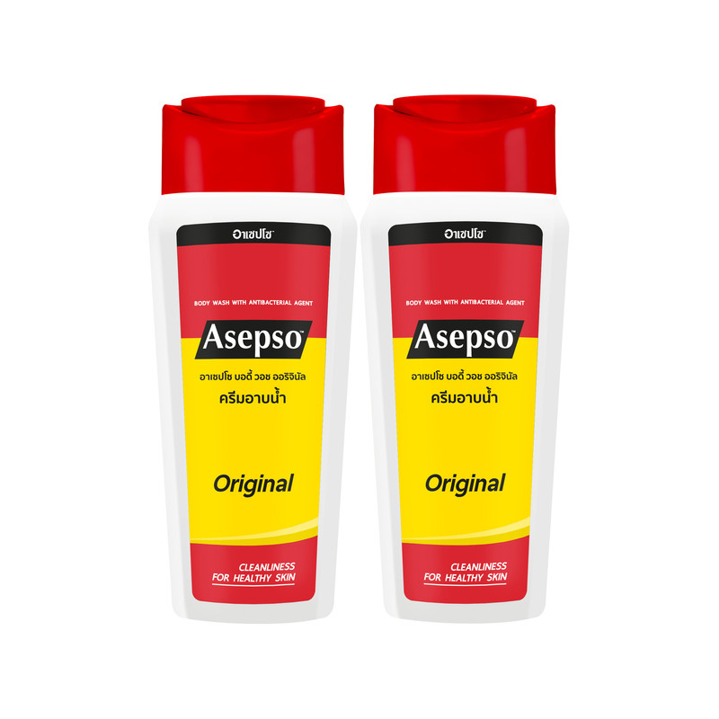 Asepso Body Wash - Original 220 ml (2 Bottles/pack)