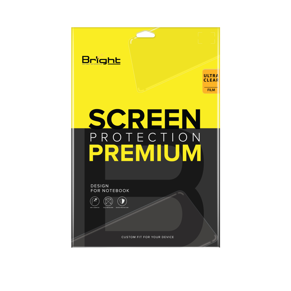 BRIGHT Film Crystal Clear For Notebook Universal 17 inch