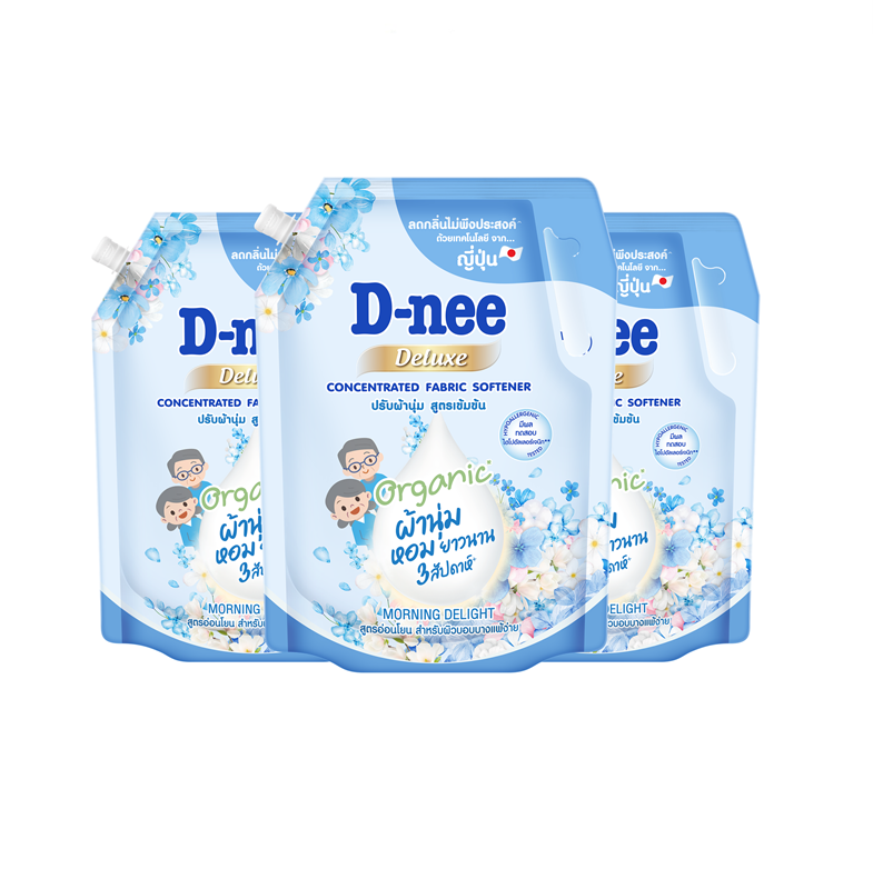 [Pack3] D-nee Deluxe Fabric Softener 1,000ml. x3, Blue