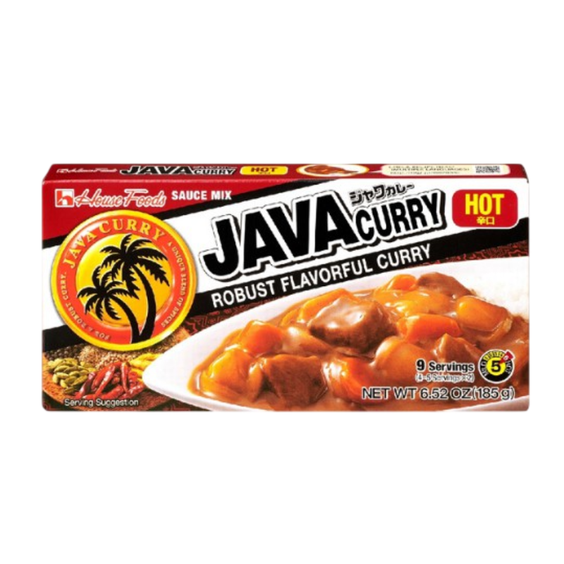 เฮ้าส์ จาวาเคอร์รี ฮอต แกงกระหรี่เผ็ดมาก 185 กรัม House Java Curry Hot 185 g.