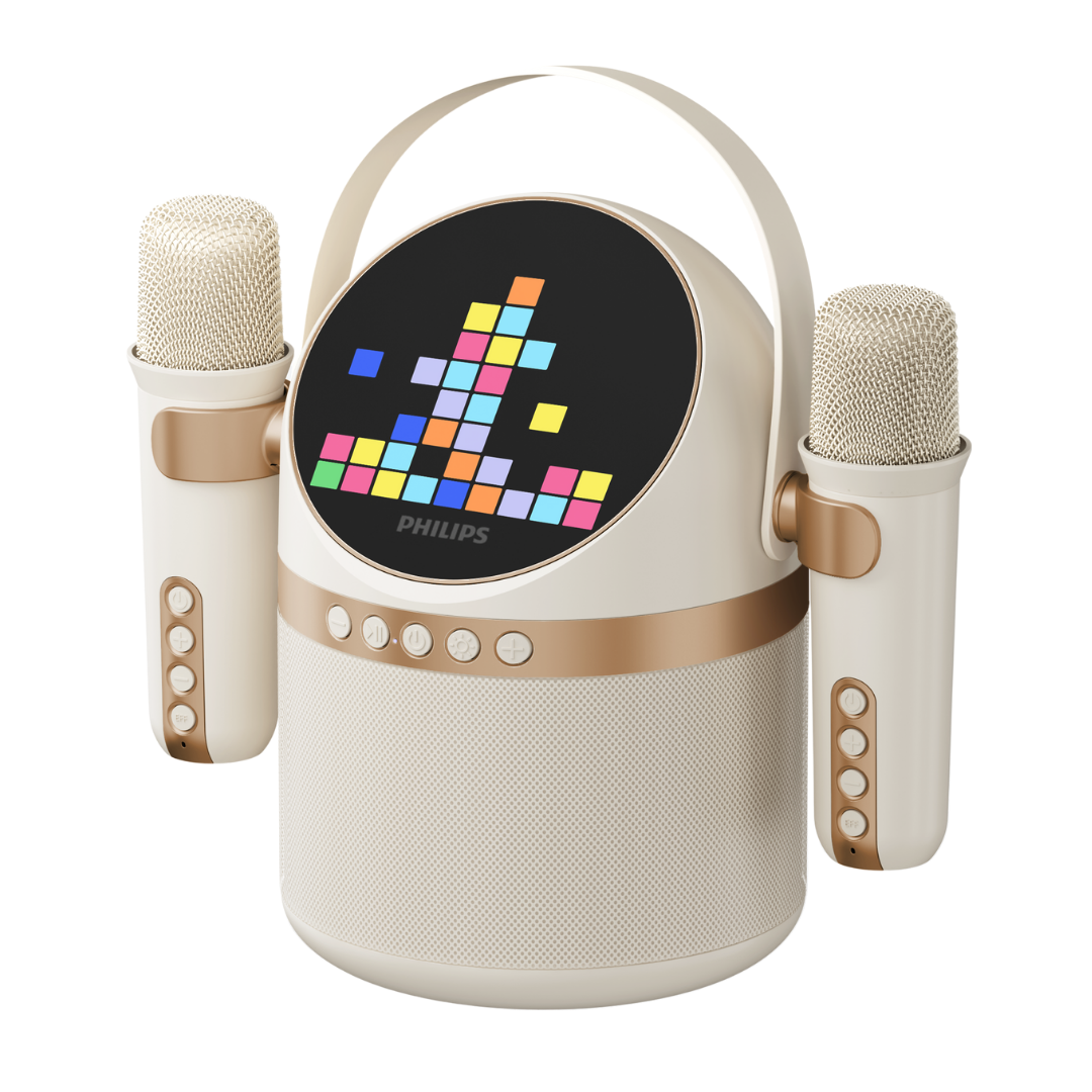 Philips ลําโพงบลูทูธพกพา Wireless Speaker พร้อมไมโครโฟน คาราโอเกะ ใช้งานได้ 7 ชั่วโมง รุ่น TAS2509