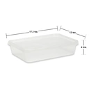 Thumbnail 3 of แอดวานซ์ไบโอ กล่องอาหารรักษ์โลก พร้อมฝาเหลี่ยมใส 500 มล. 25 ชิ้น