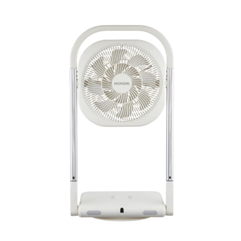 Homemi Rechargeable Foldable Fan พัดลมไร้สายแบบพับได้ (HM0102-P-WH)
