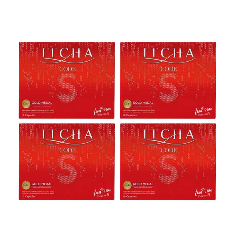 ITCHA CODE S อิชช่า โค้ด เอส สูตรใหม่ เบนซ์ พรชิตา & มิค (10 แคปซูล) ซื้อ 2 แถม 2